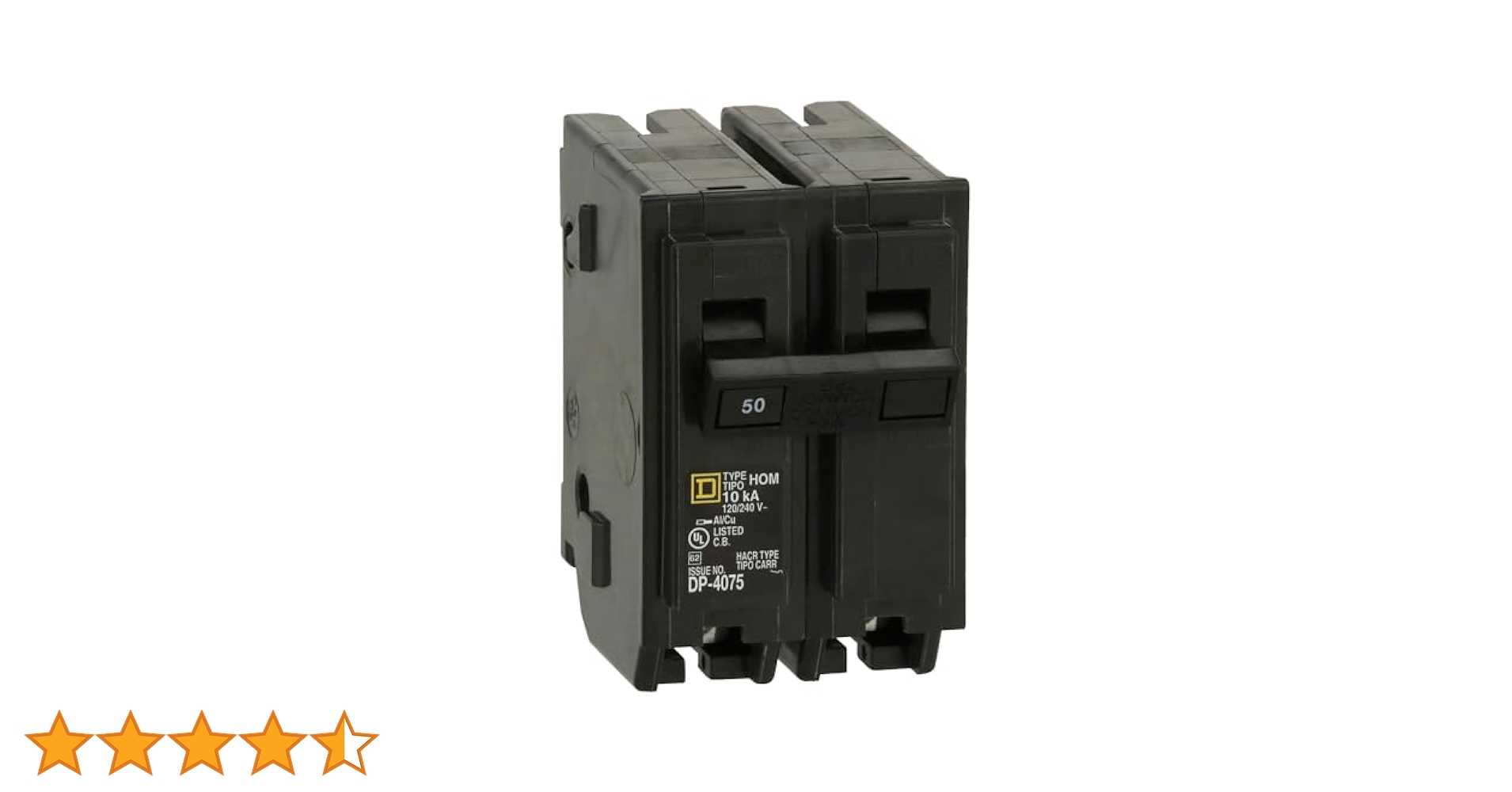 ACRB　５０ Schneider Electric Homeline Double Pole 50 Amp Homeline Plug